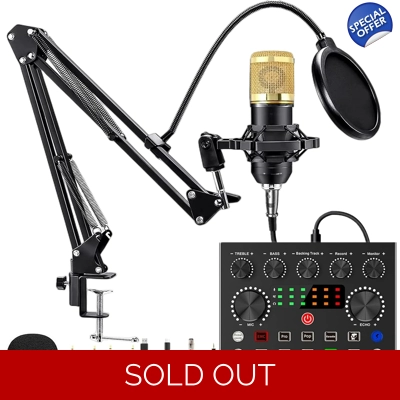 Podcast Equipment Bundle, BM-800
